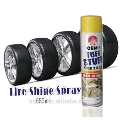 OEM factory price car caring tire shine spray